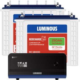 LUMINOUS ZELIO 1700 + RC18000 150 AH - 36* MONTHS 