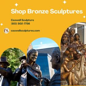 mary & joseph bronze sculpture