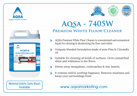 Premium White Floor Cleaner - AQSA – 7405 W 