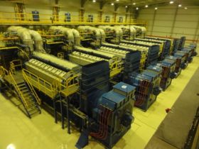 60 MW Wartsila Natural Gas Generator Power Plant