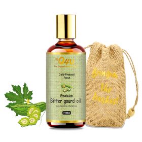 O4U Pure Bitter Gourd Cold Pressed Organic Oil.