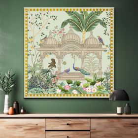 Royal Garden Luxury Wood Print Wall Art