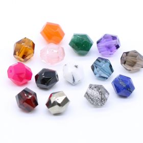Calibrated Faceted Bicone  Beads