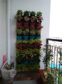 vertical garden pots