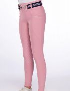 Stretchy Fabric Girls Willow Pink Horse-Riding Tig