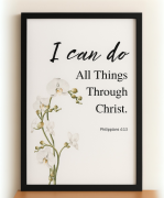 Bible verse frame for home