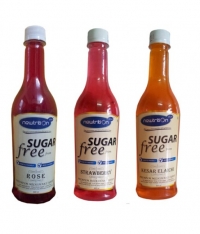 Sugar Free Rose, Strawberry & Kesar Elaichi Syrup