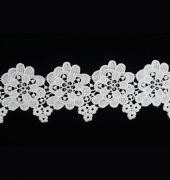 Floral White Lace Trim Series