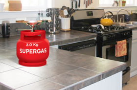 2KG LPG Cylinder with Cooktop