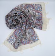 MADHUBANI SILK SCARF RANG