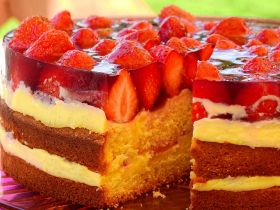 Strawberry cake