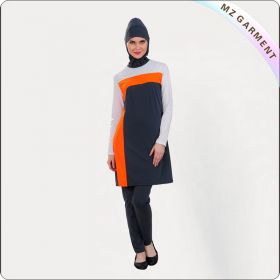 Orange Arab Style Swimsuit