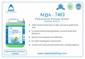 Premium Foam Soap Green Apple - AQSA – 7403 