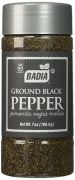 Badia Ground Black Pepper 170.1g (6oz) (Box of 12)