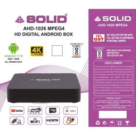 SOLID AHD-1026 Android 4K, H.265 2GB/16GB Android 