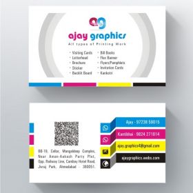 Visiting card printer