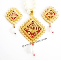 Buy Rajasthani Necklaces jewelry - Thewa Art Store