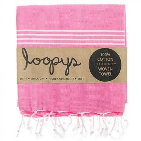 Original Turkish Towel In Bubblegum Pink