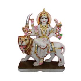 Marble Durga Maa Statue