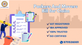 Packers and Movers Bill For Claim, Original GST