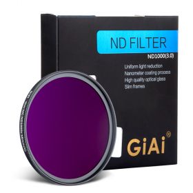 GiAi pro 58mm Camera ND filter 10 stops ND Filter