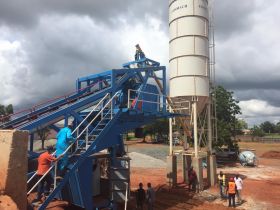 MOB-60 Mobile concrete batching plant