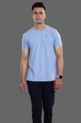 PC Round Neck T-shirt (Plain) - Sky Blue