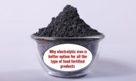 Iron powders for food fortification