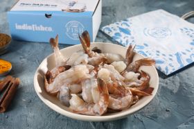 Tiger Prawn – Cleaned and deveined with tail