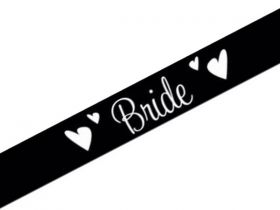 Bride Satin Sash | Hens Night Supplies