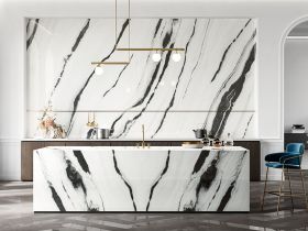 Combination of Black & White Marble