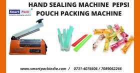 HAND SEALING MACHINE  PEPSI POUCH PACKING MACHINE