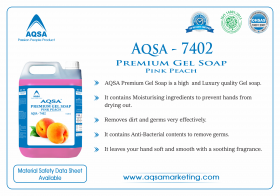 Premium Gel Soap Pink Peach - AQSA – 7402 