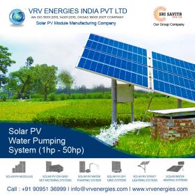 Solar PV Water Pumping System