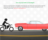 One way taxi Delhi to Chandigarh