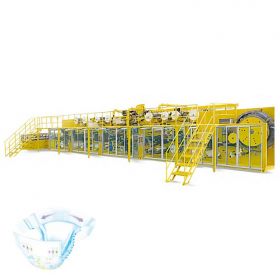 Semi Servo Disposable Baby Diaper Production Line