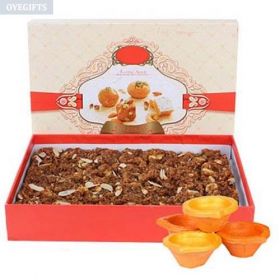 1 kg Doda Barfi & Diyas