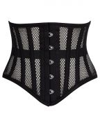 Alice - Mesh Steel Boned Waist Training Waspie Cor