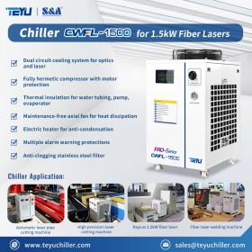 Laser Chiller for 1500W Fiber Laser Cutter Welder 