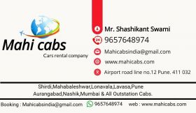 Mahi Cabs Pune airport to Shirdi cabs,taxi & cars 