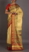 Crafted Border Pallu Full Tissue Pure Patola Saree