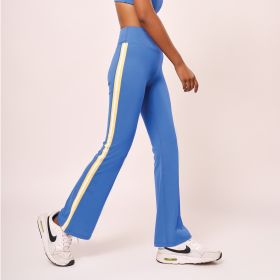 The Royal Highness Flared Leggings | Blue