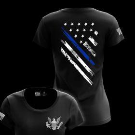 Buy Blue Line Flag Crest Tees for Women at Tactica