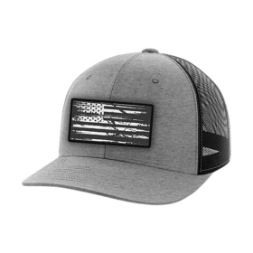 Heather Grey American Flag Hat | Tactical Pro Supp