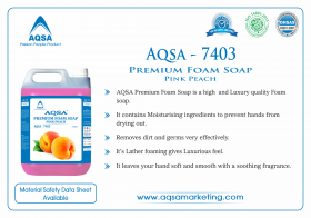 Premium Foam Soap Pink Peach - AQSA – 7403 