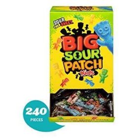 Sour Patch Kids Individual Wrapped 240ct -Box of 8