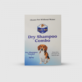Lova Bell Dog Dry Shampoo and Spray