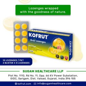 Lozenges wrapped with the goodness of nature