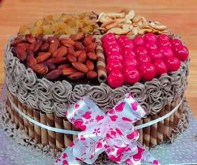 choco dry fruit cake