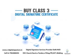 Class 3 Digital Signature Provider in Delhi/NCR